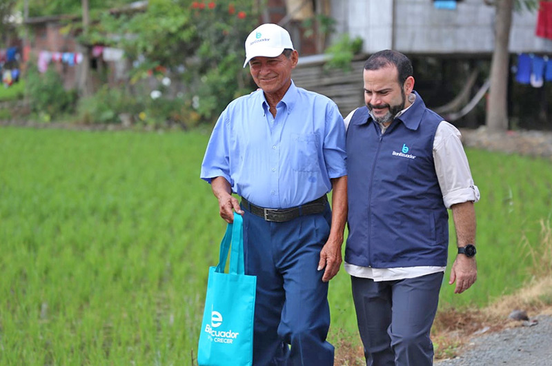 visita Presidente BanEcuador Beneficiario