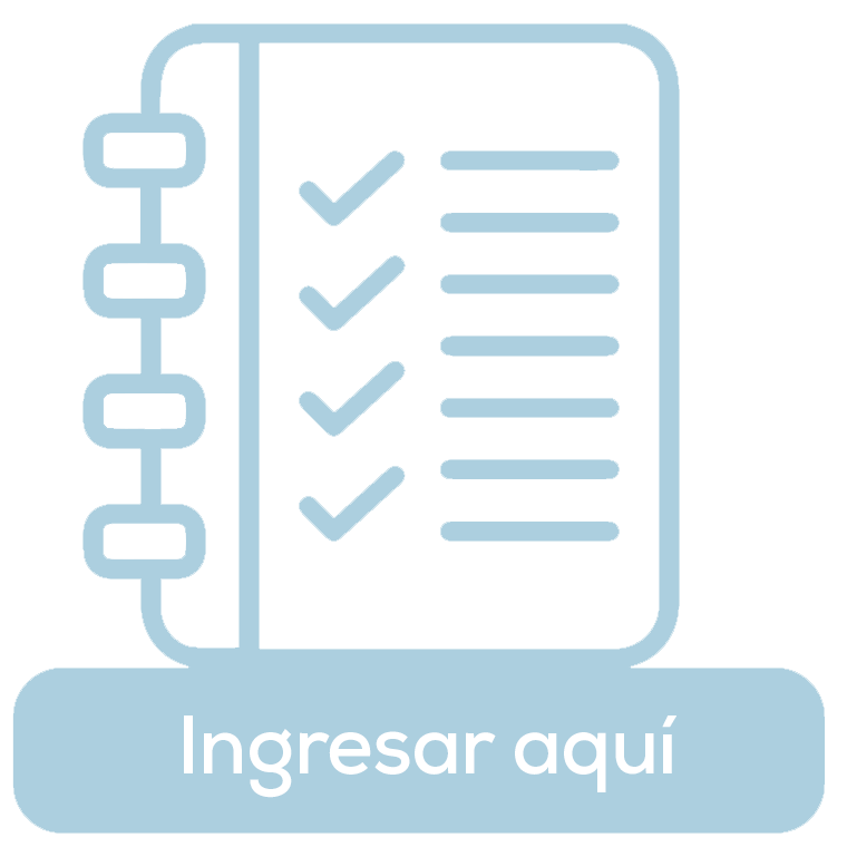 icono de libreta con texto clic aquí