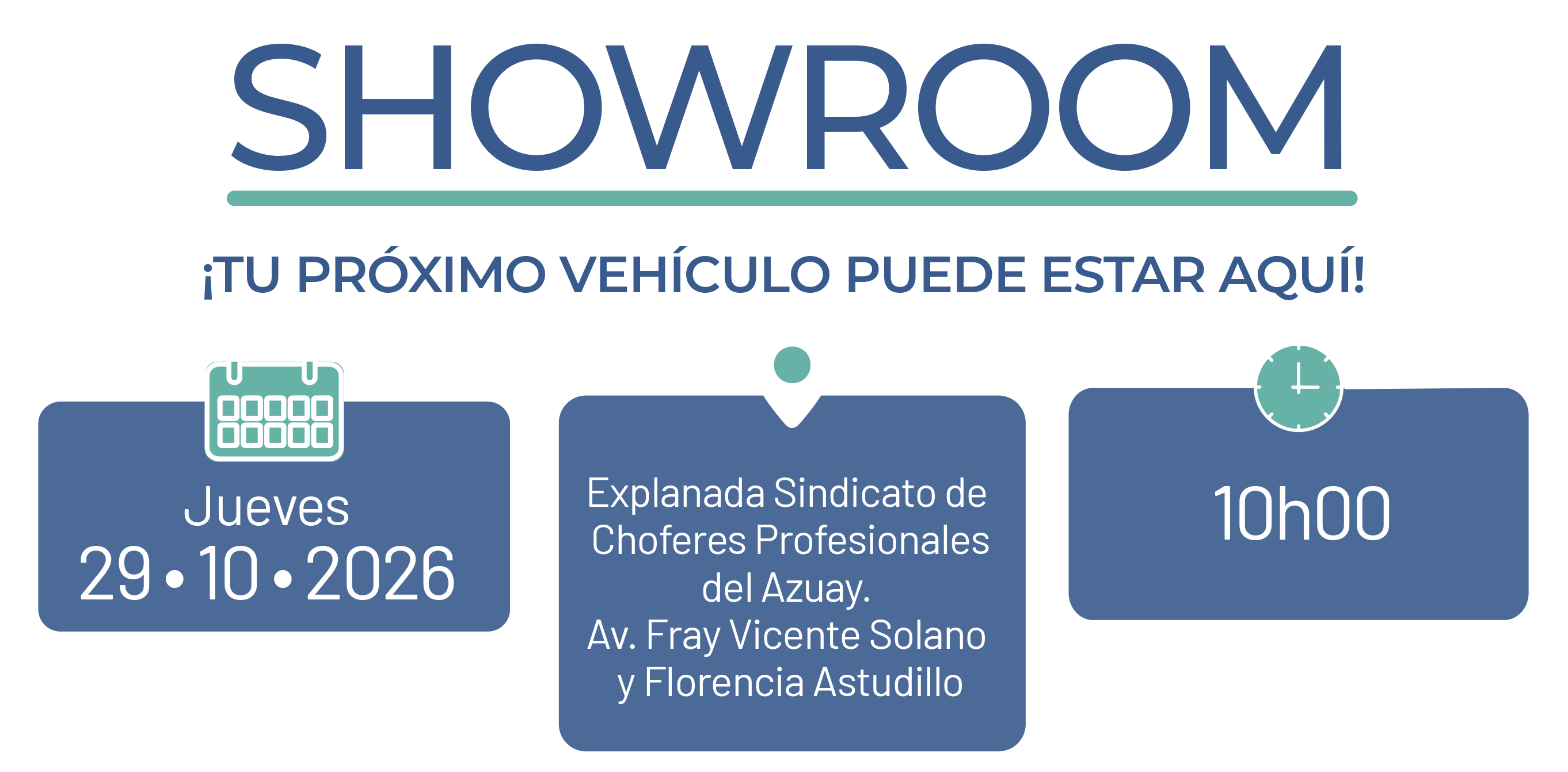 Showroom — ¡Tu próximo vehículo puede estar aquí!